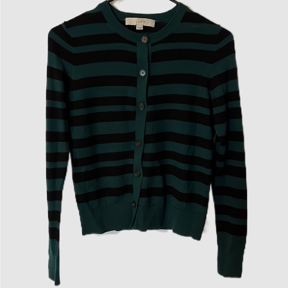 Striped Cardigan by LOFT